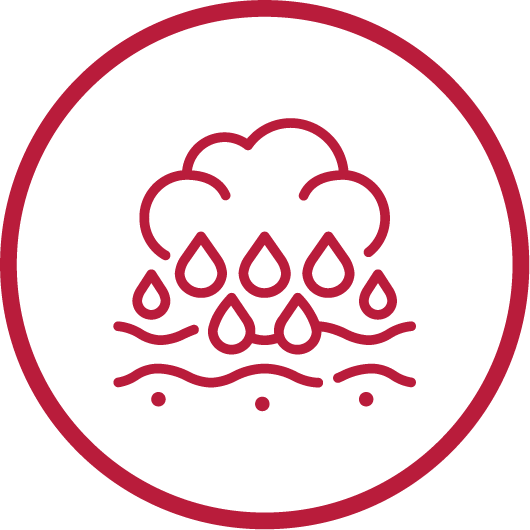 Symbol pary, kropli i wody